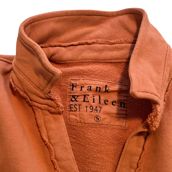 Frank & Eileen NWD Patrick Triple Fleece Burnt Orange Women’s Size S - Picture 3 of 5